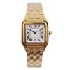Lady rechthoekig quartz horloge Roestvrijstalen fastrack horloges voor dames gouden horloges Saffier Luminous Diving Watch Designer Horloges dhgates