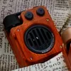 Mini Speakers retro wireless bluetooth mini radio speaker portable subwoofer outdoor small steel gun creative caixa