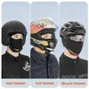 Casquettes de cyclisme Masques ROCKBROS Casquettes d'hiver Vélo Balaclava Casquette de vélo Lunettes Trou Bandana Sports Running Bandeau Coupe-vent Équitation Garder au chaud Masque 230621