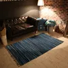 Teppiche Baumwolltuch Retro Handgefertigter Quastenteppich und Teppich für Zuhause Wohnzimmer Tapisserie Absorbierende Bodenfläche Matte Küche Boho Dekor 230621