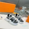 2023-Cruise Designer Archlight Woman Sneakers Runway Dress Shoes Lace Up White Trainer Chunky Trainers Leather Sneakers Siez 35-41