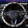 Steering Wheel Covers 38cm Car Cover Ethnic Style Steering-wheel Accessories Linen Universal Pretty