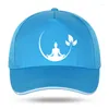 Bal Caps 2023 Mannen Vrouwen Meditatie Kamer Boeddhistische Zen Zomer Grappige Baseball Voor Hip Hop Katoen Trucker Cap Bone vader Hoeden