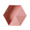 プランターポットポットガーデンバスケットウォールフラワーポットDIY装飾的なクリエイティブウォールハンギーフラワーホームR230620用幾何学的六角形