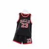 Conjuntos de ropa Niños Niño Deportes Baloncesto maillot Ropa Traje Verano Niños Niño Niña Moda Sin mangas Bebé Chaleco Camiseta Jerseys 230620