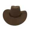 Cloches Cool Western Cowboy Hats Мужчина Солнце козырьк Женщины путешествия