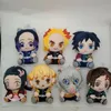 Fabrikanten groothandel 20cm 11 stijl Demon Slayer speelgoed Kazuma Tanjiro Nidouzi Hand gedaan knuffels cartoon film poppen kind favoriete geschenken