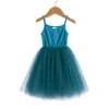 Mädchen Kleider Sommer Nette Mädchen Pailletten Prinzessin Kleid Kinder Ärmellose Tüll Kleidung Kinder Geburtstag Party Vestido Kinder Ostern Tutu Kostüm AA230531