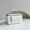 Designer 22 Make-Up Tas Kaviaar Kalfsleer Handtas 17 Cm Luxe Schoudertas Hoge Imitatie Crossbody Tas Met Doos ZC095