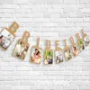 New Bride To Be Photo Banner Props Rustic Wedding Bridal Shower Paper Garland Decoration Bachelorette Party Supplies Hen Night Gift