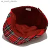 2020 New Fashion Plaid Berets Hat Color Newsboy Caps Gatsby Hats Driving Cabbie Cap Peaky Blinder for Men Women Hat L230523