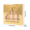 Nouveau 1-5 pièces Eid Mubarak boîte-cadeau bonbons gâteau chocolat emballage boîte Ramadan Kareem décoration de la maison 2023 islamique musulman fête fournitures