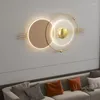 Wall Lamp Receptacle Villa Living Room Sofa Background Light Creative Bedroom Study Bedside Aisle Decorative Painting Lamps