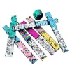 Nouveau 5pcs Glitter Slap Bracelets Sirène Sequin Bracelet pour Fille Petite Sirène Fête D'anniversaire Décoration Cadeau Enfants Jouet Baby Shower