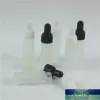 50 unids/lote 1ml 2ml 3ml 5ml botella cuentagotas de vidrio transparente Mini botella de aceite esencial de vidrio esmerilado con viales de manguera que combinan con todo