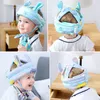 Bed Rails Children Antifall Harnesses Cap Infant Safety Helmet Headrest Toddler Soft Baby Hat Learn To Walk Protective 230620