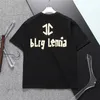 Blcg Lencia 2023 Lato nowy 100% bawełniany tkanina T-shirt Wysokiej jakości druk kolorowy designerka T-koszulka Paris moda Tshirts Tops 22435