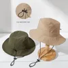 Cappelli a tesa larga Secchiello Cappello da pescatore impermeabile Donna Pieghevole Sole estivo Protezione anti-UV Campeggio Escursionismo Cappellini da alpinismo Uomo Outdoor 230620