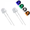 1000 pcs/lot 5 mm stro hoed diode wit rood blauw groen gele ultra heldere LED's kit LED -lichtdiode