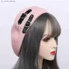 Ragazza Punk Berretto Cappello Goth Preppy Style Donna Accessori per capelli Moda Beanie JK Cappello Estate Traspirante Gothic Lolita Cappelli Cap L230523