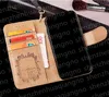 PU Leather Designer Luxury Wallet Phone Cases For iPhone 15 Pro Max 14 13 12 11 Pro X XR XS Max 8 7 6 Plus Brand Flip Card Holder Mobile Cover With Wrist strap