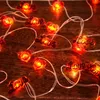 New Valentines Day Love Heart String Light 2M 20LED Fairy Light Wedding Home Room Decoration Birthday Party Gift Battery Operated