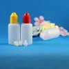 100 set 30ml (1 oz) Bottiglie contagocce in plastica Punte per tappi a prova di BAMBINO LDPE per liquido E Vapor Cig 30 ml Semplice