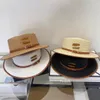 Gros Sun-Proof Sun Protection Girl's Cap Fashion All-Match British Flat Straw Hat Belt Straw Tourist Hats