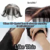 Bangs Human Hair Bangs With HD Crystal Lace Blunt Cut Hair Bangs Natural No Clip Hair Extensions Hög temperatur Remy Hairpiece Bangs 230620