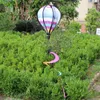 Novelty Games 1 Set Wind Spinner Air Balloon Decorative PVC Dream Catcher Rainbow Air Balloon Rotating Windmill Hanging for Yard 230621