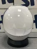Motorhelmen Full Face Safety Hat Casco Capacete Casque Z7 Bright White Single Lens Helm Racing Modulair