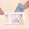 Clear Visible PVC Cosmetic Bags Large Capacity Waterproof Toiletry Brushes Makeup Organizer Storage Bags Supplies Pencil Case