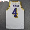 Andere sportartikelen Topkwaliteit Slam Cosplay KaiNan 10# NOBUNGA KIYOTA Shinichi Maki 4# Basketball Jersey Basketbalset trainingsuniform 230620