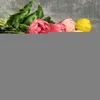 Decorative Flowers 1 Bouquet Fashion Faux Flower Tear-resistant Non Watering Reusable Bendable Tulip Colorful