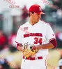 Max Anderson Dylan Carey Nebraska Cornhuskers Baseball-Trikot, individuell genäht, Herren-Jugend-Trikots von Brice Matthews, Josh Caron, Gabe Swansen, Casey Burnham Nebraska-Trikots