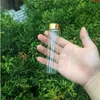 30 * 120mm 12pcs 60ml Bottiglie di vetro trasparente trasparente Vite in alluminio Tappo dorato Vuoto Contenitore regalo liquido Vasi di bottiglia dei desiderihigh qual Cxmf