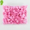 Nouveau 50/100/200 pièces ours en peluche de Roses 3cm PE mousse Rose tête fleur artificielle maison couronne décorative mariage saint valentin bricolage cadeau