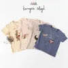 T koszule Spot Dania Konges Slojd SS23 Spring Summer Children's Children's Organic Cotton Short Shirt Shirts 230620