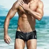 Mannen Badmode GANYANR Merk Mannelijke Zwembroek Plus Size Badmode Mannen Sexy Badpak Gay Swim Shorts Slips Sunga Baden effen Surf Strand