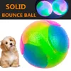 Pet Light Ball Dog Dog Sipeak Syccer Ball очищает зубы зубов и здоровье десен для светодиодных светодиодов, прошивки звука интерактивные игрушки