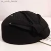 2022 Ladies Irregular Pillbox Cap Fashion Cloche Hats Woman Felt Beret Party Formal Fedora Church Wool Hat