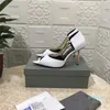 Designer Fashion Luxury Brand Solid Satin Slip On Classic Design Pumps Spike Toe Pointed Crystal Buckle Shoes High Heels
