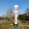 Party Balloons Cooking Man With Blower 4m Air Dancers Sky Inflatable Puppet Wind Flying Promotional Balloons Advertising Wave Hands 230620