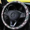 Steering Wheel Covers 38cm Car Cover Ethnic Style Steering-wheel Accessories Linen Universal Pretty