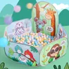 Baby Rail Portable Playpen для детской детской площадки для детской палатки детские шарики ямы океанские шарики бассейн мультфильм парк кемпинг сухой бассейн.