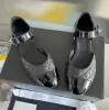 2023 Designer Luxus Retro Schnalle Damenschuh Runde Spitze Strand Bankett Schwarz Weiß Flache Ballettschuhe Mode Vielseitig Größe 35-41