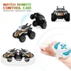 Mini Stunt Auto Programmering Controle Gebaar Controle Koel Licht Horloge Milieu Mini Afstandsbediening Auto Speelgoed Voor kinderen cadeau