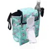 Poussette Pièces Accessoires Sac à couches Bande dessinée Bébé Poussette Organisateur Nappy Sacs à couches Chariot Buggy Landau Panier Panier Crochet Poussette Accessoires 230620