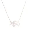 Pendant Necklaces Fashion Cute Hedgehog Creative Necklace Women Gold Color Charm Jewelry 2023