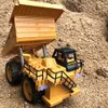 1/16 RC Camion Bulldozer Dumper Caterpillar Tracteur Modèle Ingénierie Voiture Éclairage Pelle Radio Contrôlée Voiture Jouet